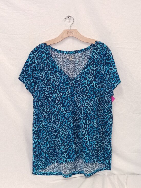 Lilly Pulitzer Tops - Lilly Pulitzer Cheetah Print Blouse